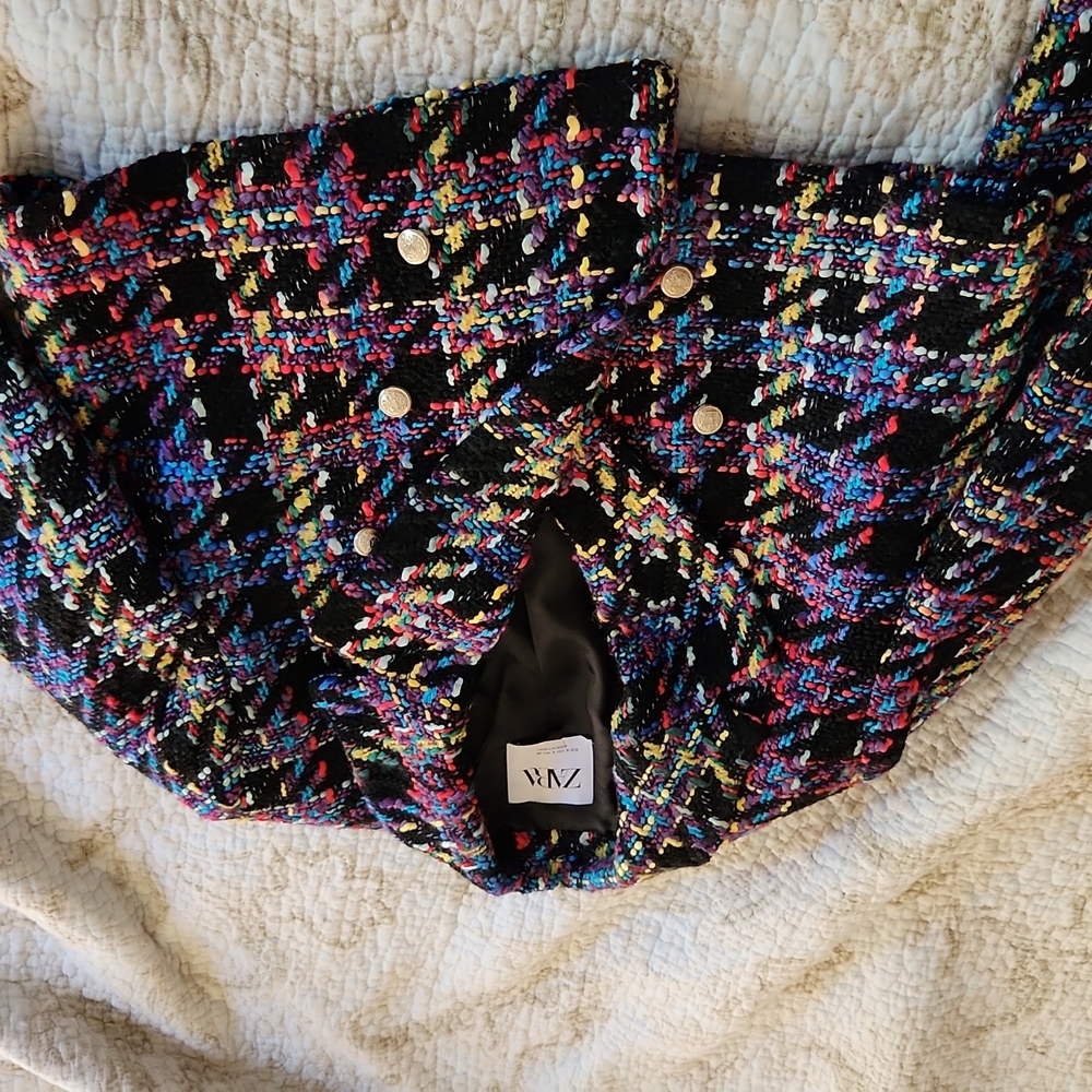 Zara crop blazer